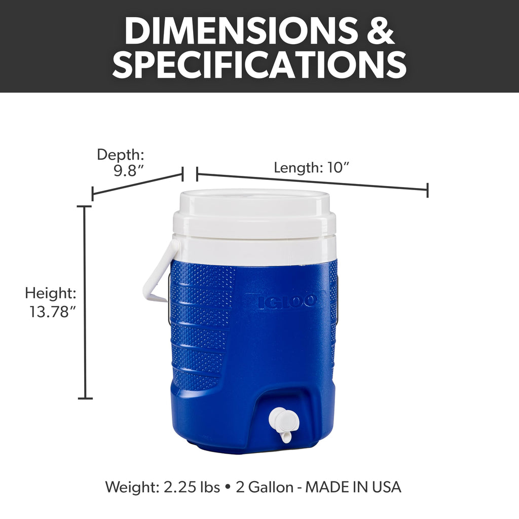 2 Gallon Insulated Portable Beverage Dispenser E79955