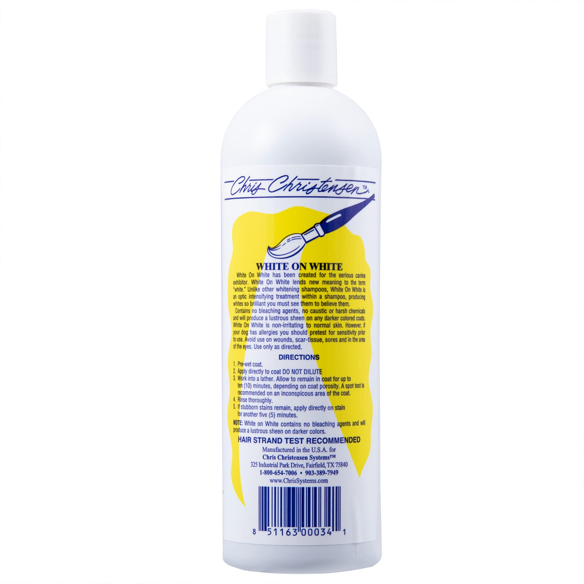 White Dog Shampoo 16OZ U19608