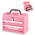 Portable Mini Metal Tool Box with 2 Drawers R43739