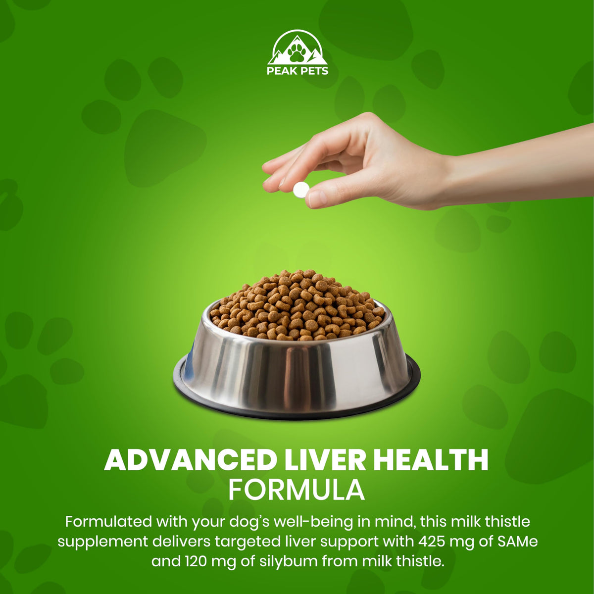 Liver Support Supplement for Large Dogs with Milk Thistle - 30 Chewable Tablets N86587