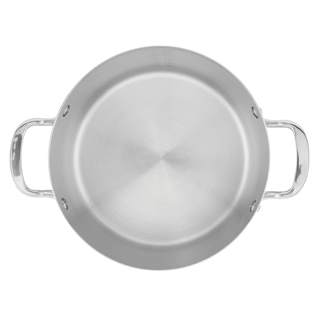 Stainless Steel 3-Ply Base Induction Stock Pot with Lid, 8-Quart L5840