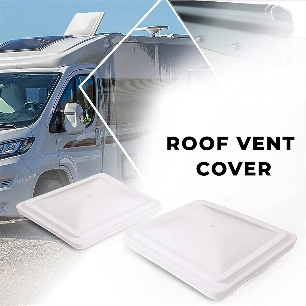 4 Pack 14" White Roof Vent Cover H673