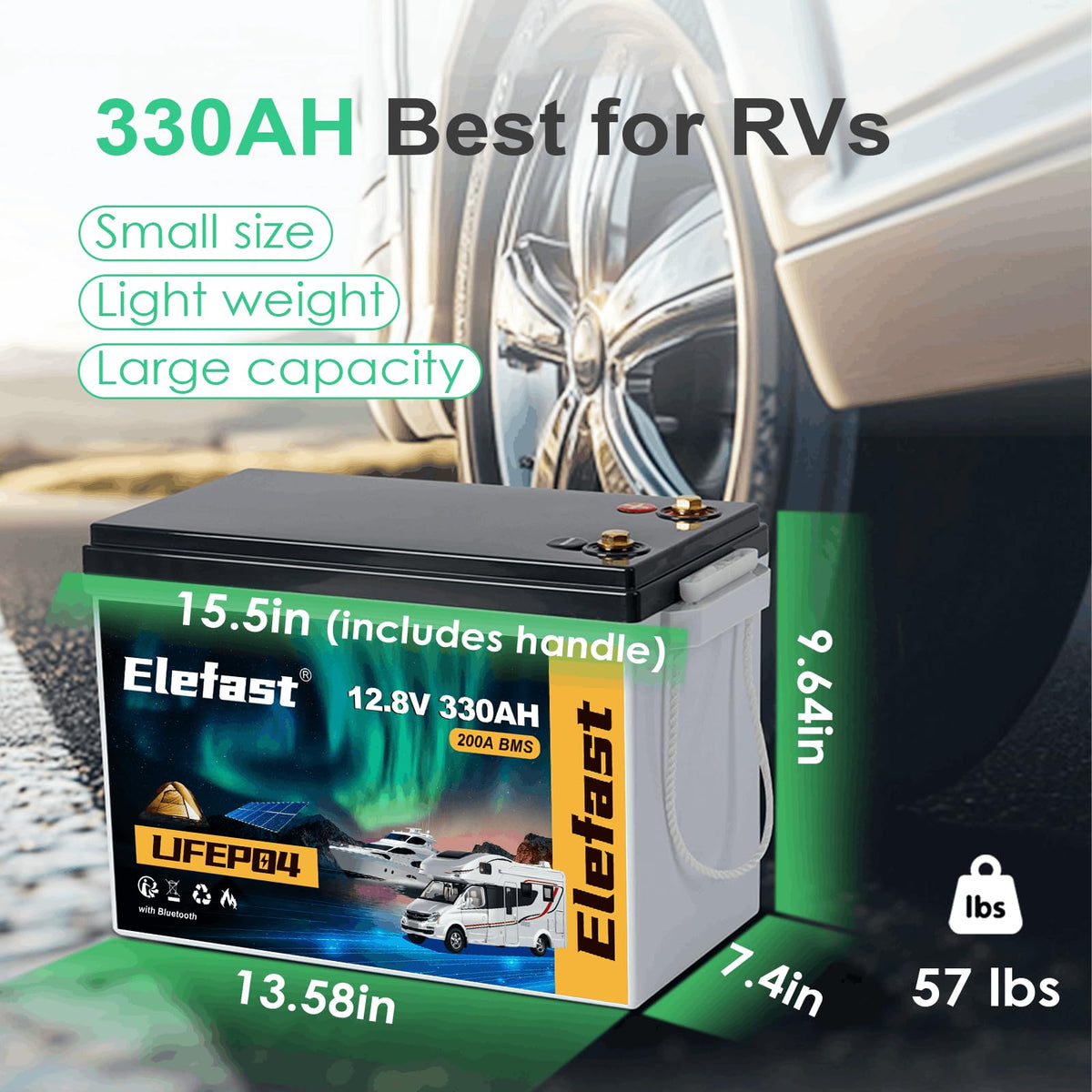 12V 330AH Lithium Battery X783266