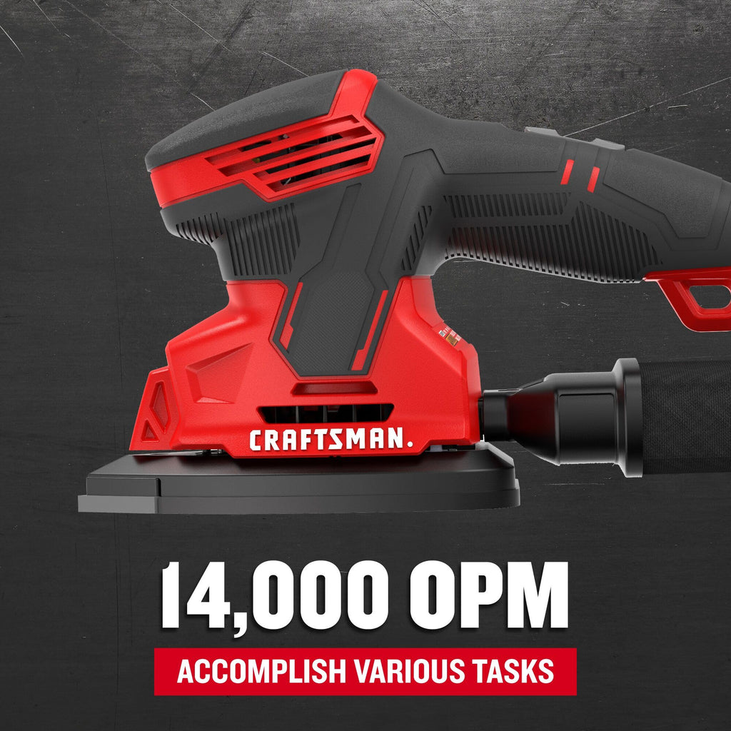 Corded Detail Sander with 2 Attachments and Dust Bag R133890