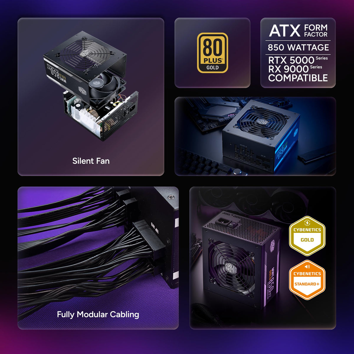 850 Fully Modular Power Supply I250