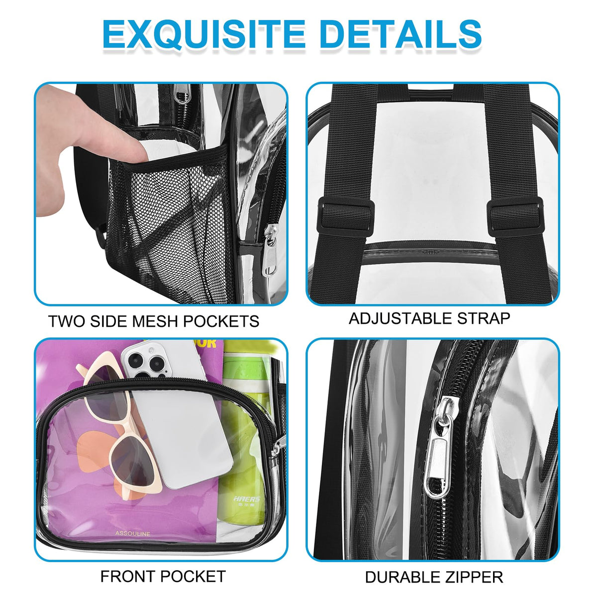 Clear Backpack V83176