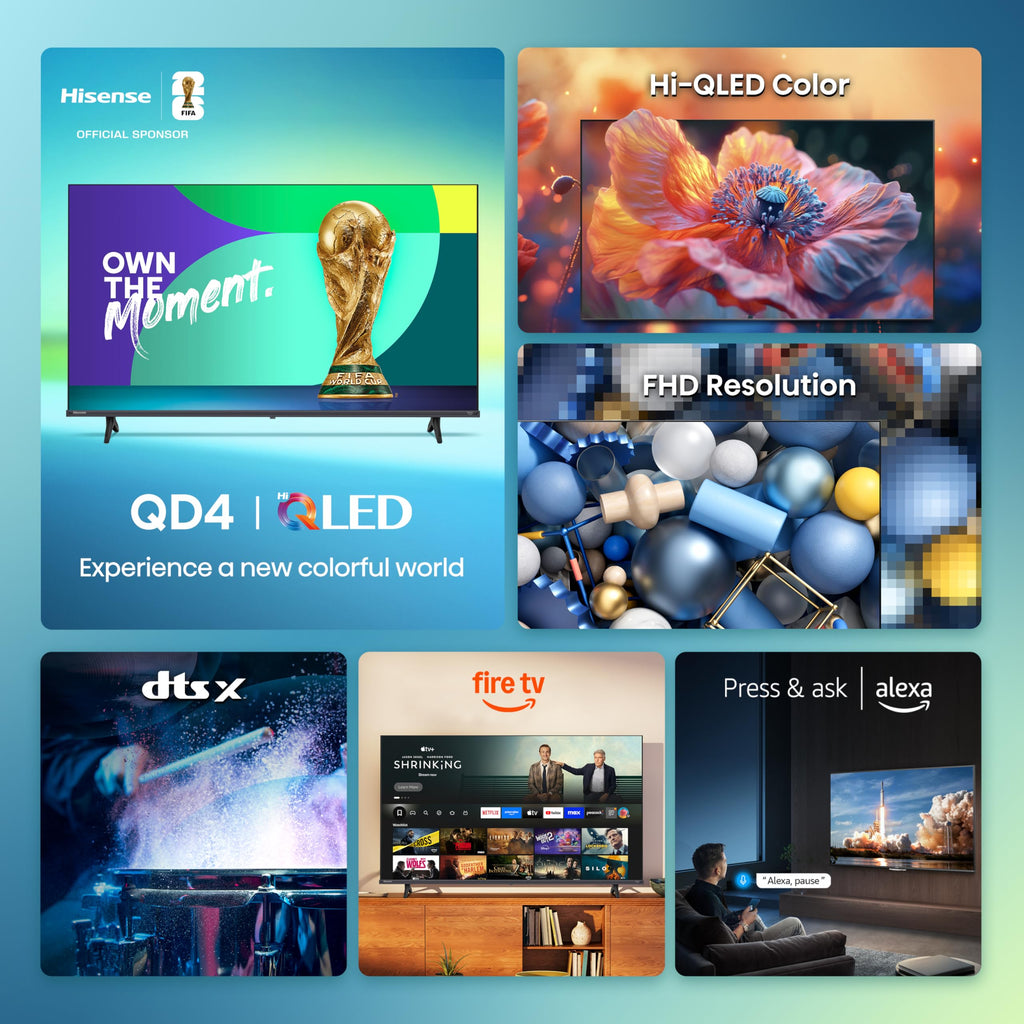 40-Inch QD4 Hi-QLED FHD Smart Fire TV F626