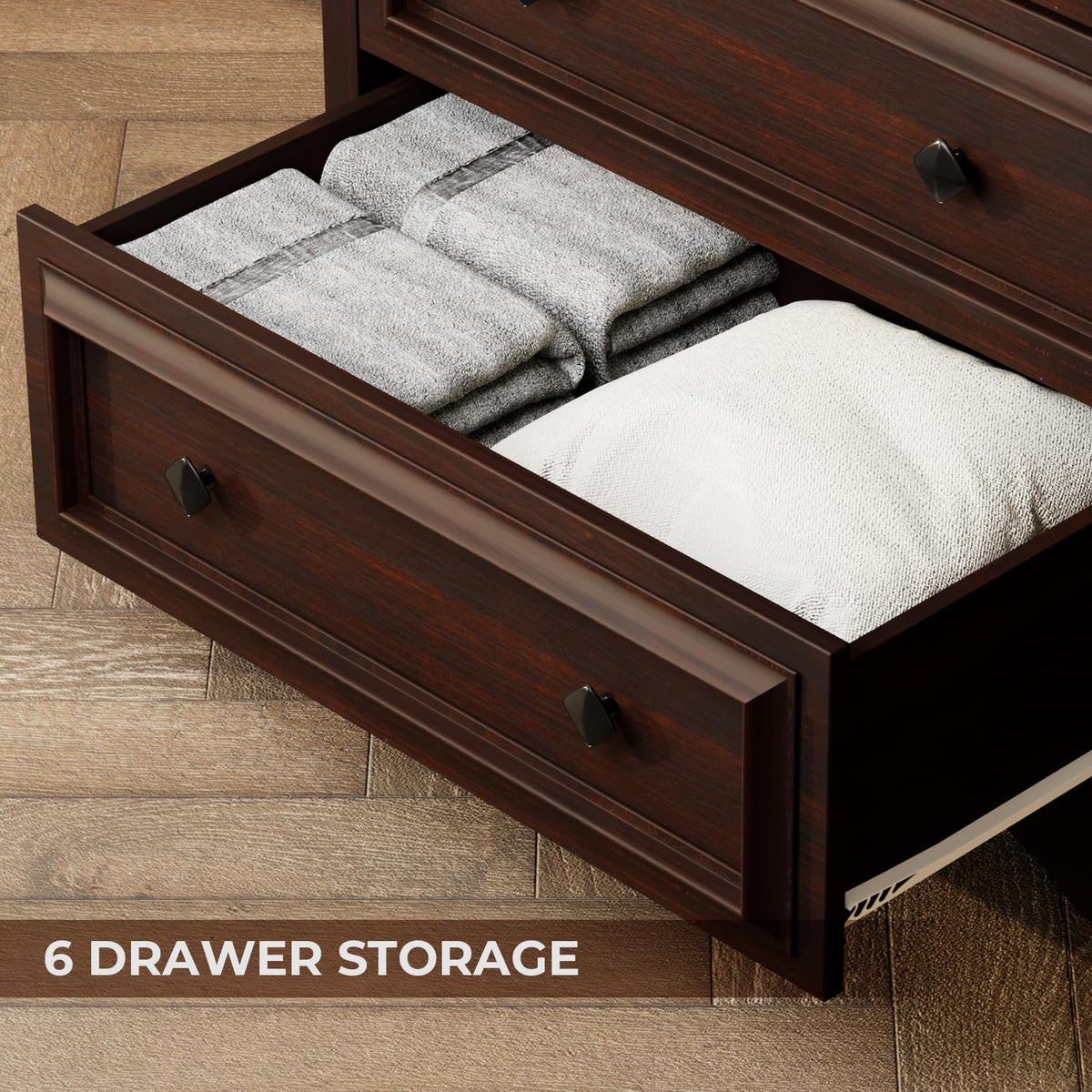 6 Drawer Cherry Dresser H557
