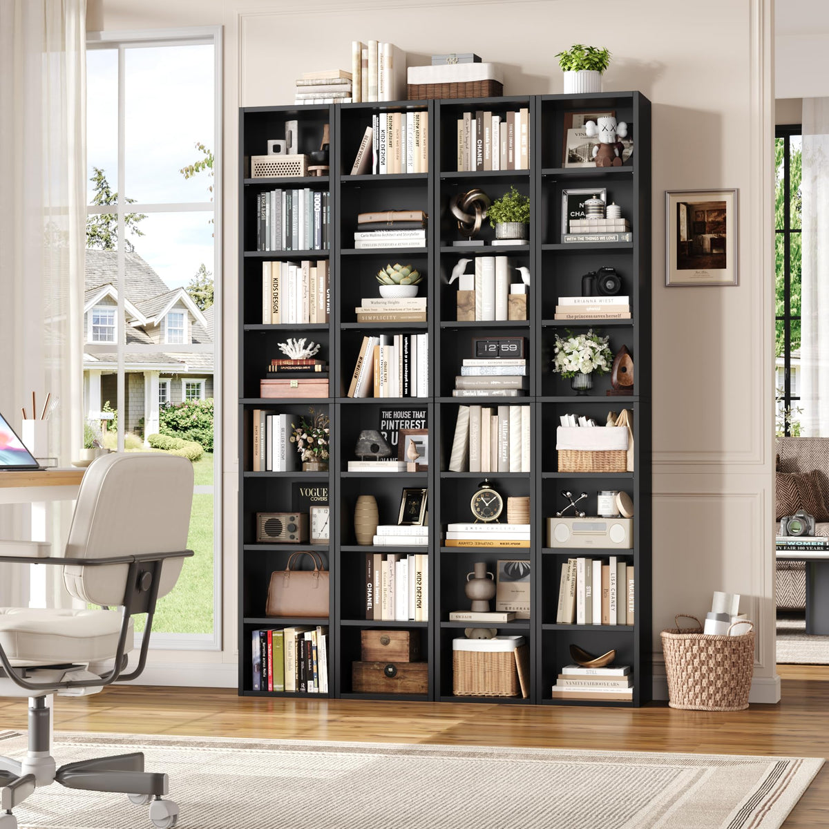 8-Tier Narrow Bookshelf D6816