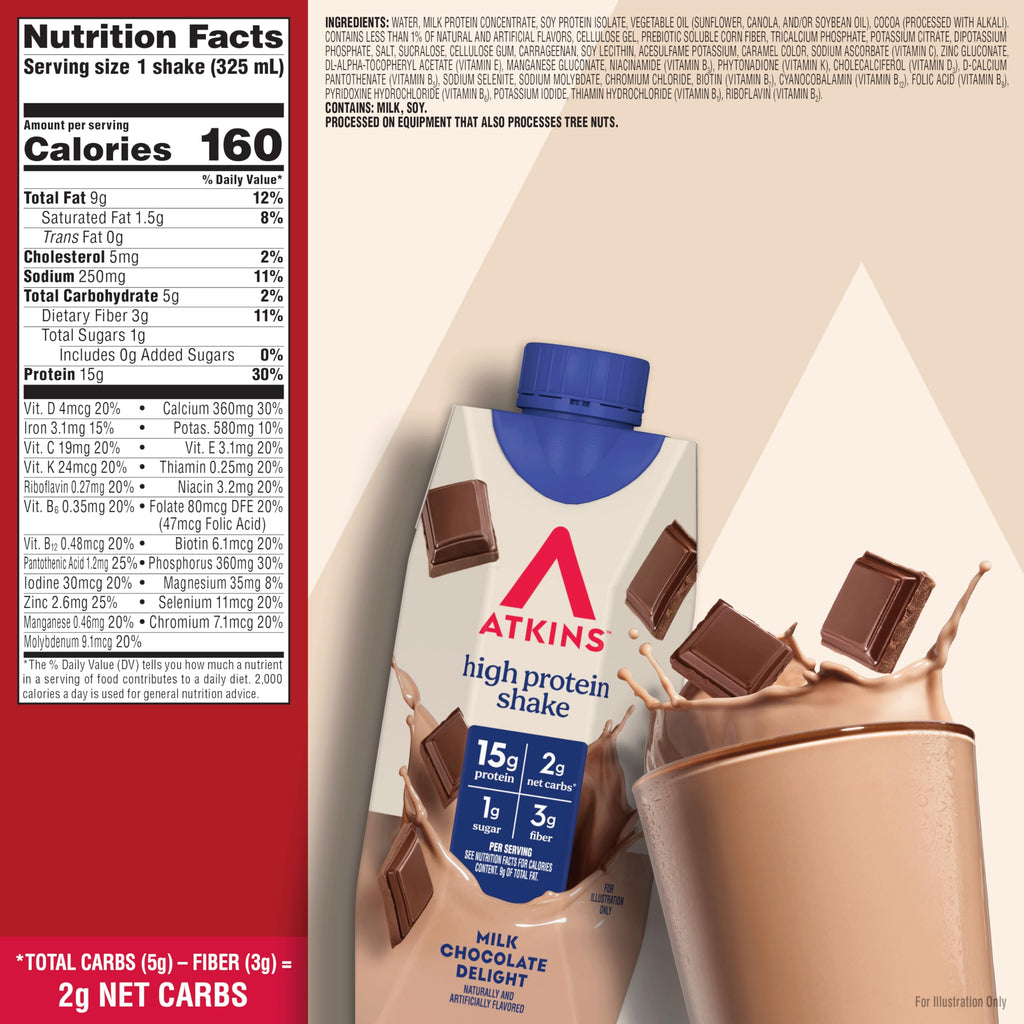 Milk Chocolate Protein Shake 12 Count T909