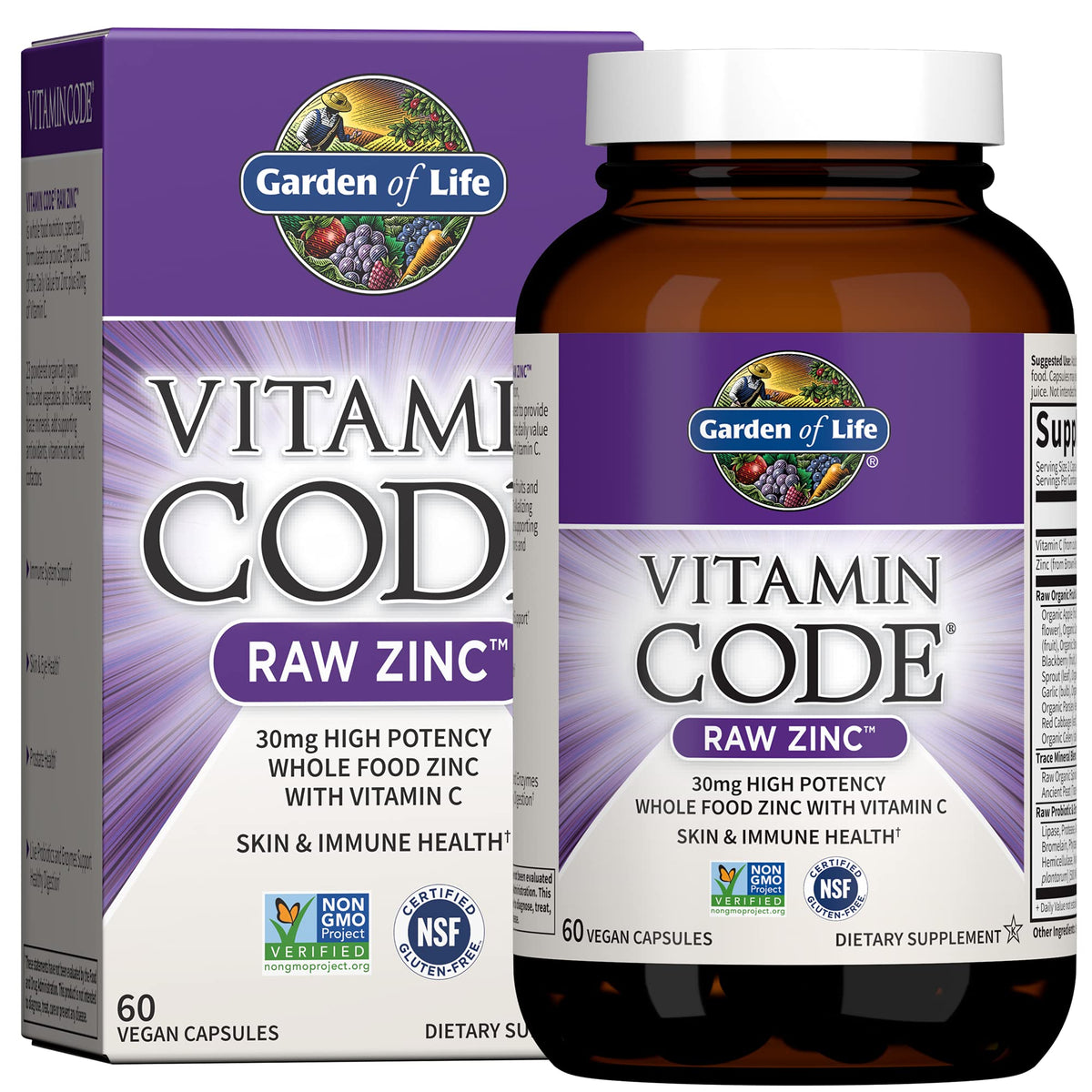 24 oz Organic Psyllium Husk Powder & 30mg Zinc D705