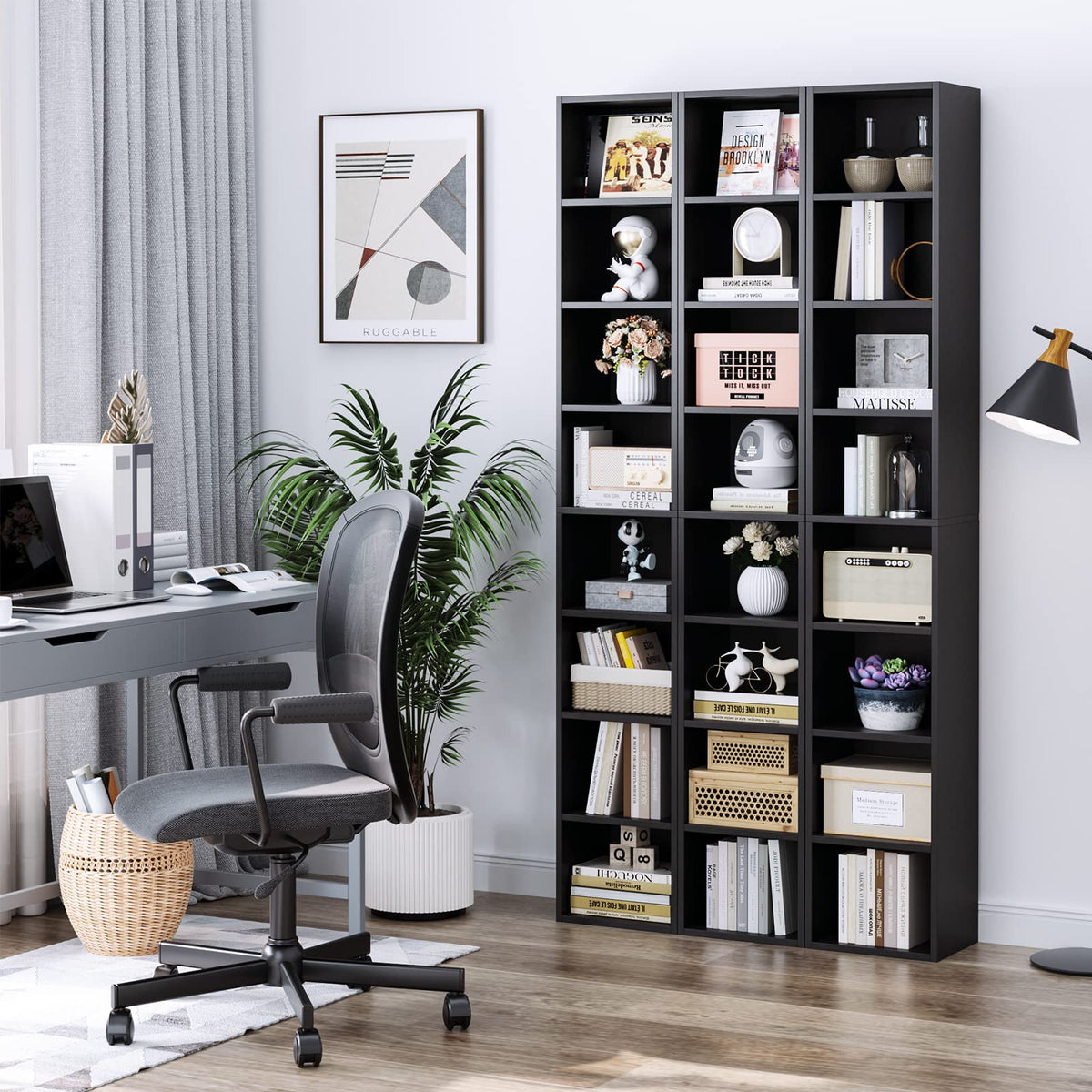 8-Tier Narrow Bookshelf D6816