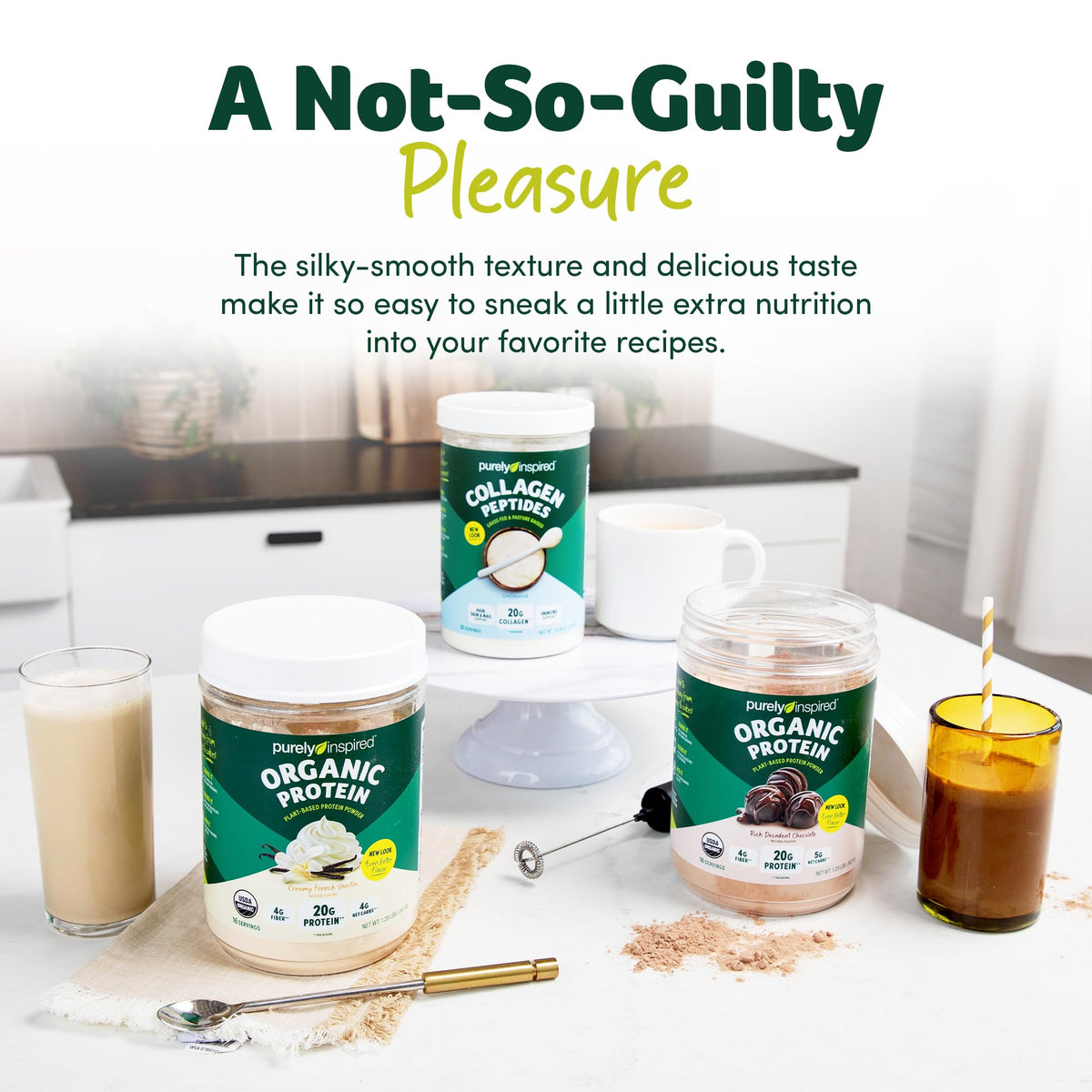 Plant-Based Protein Powder Creamy French Vanilla M119