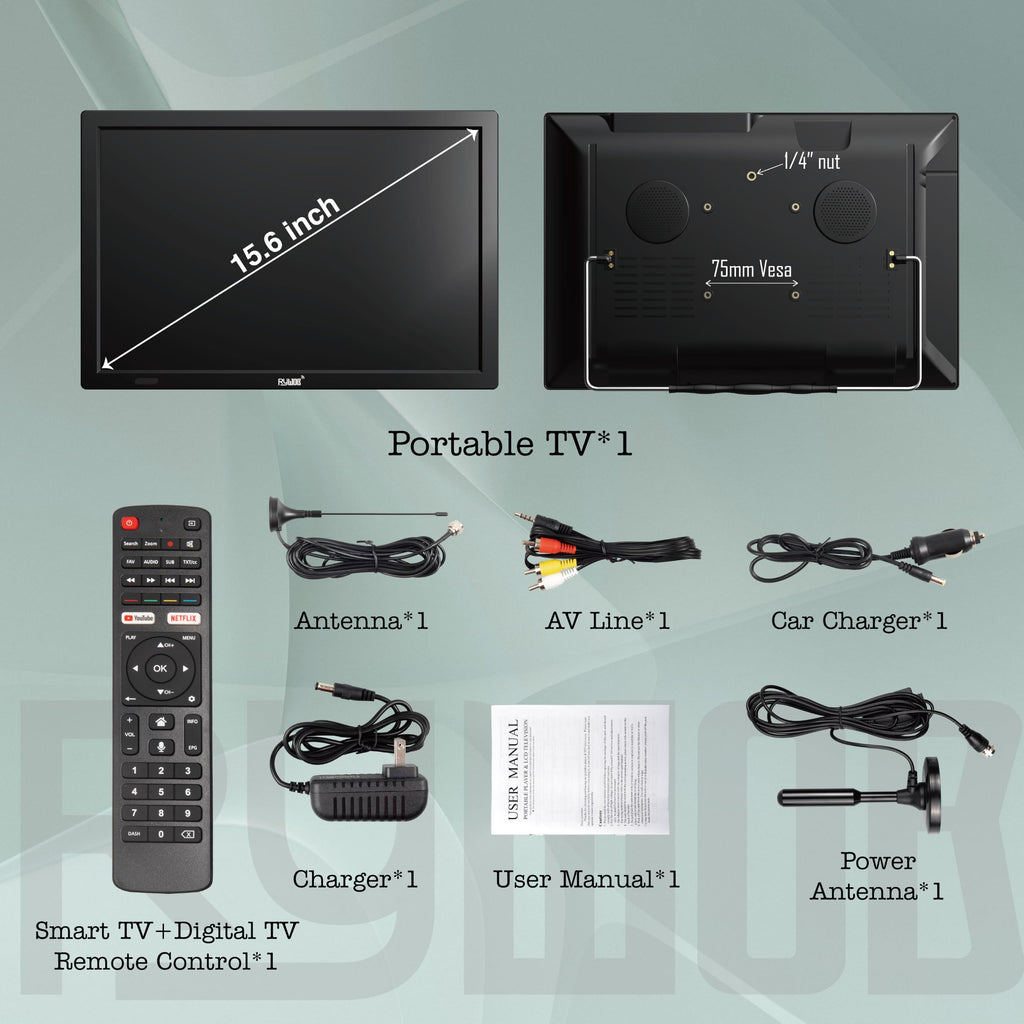 15.6" Rechargeable Battery TV Q73527