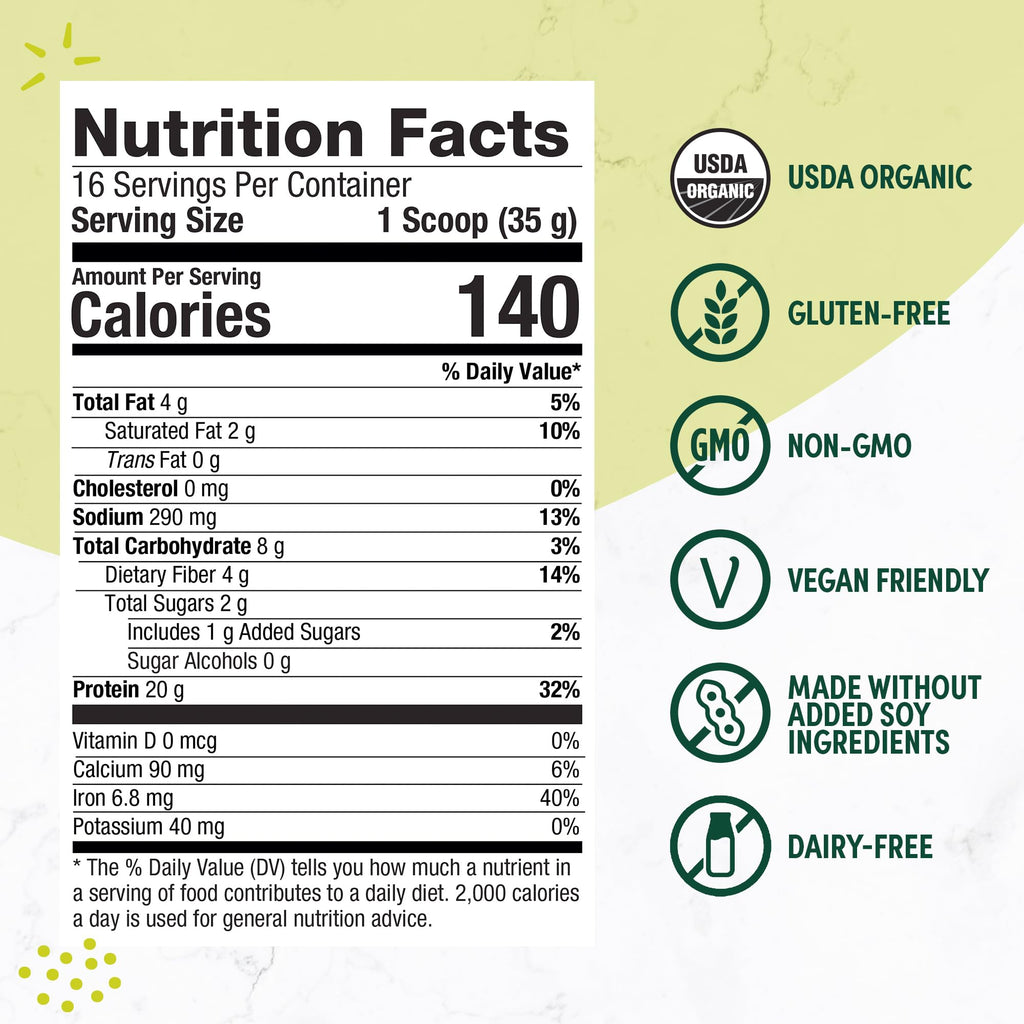 Plant-Based Protein Powder Creamy French Vanilla M119