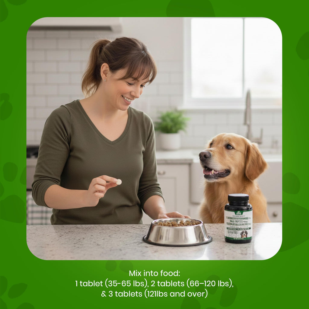 Liver Support Supplement for Large Dogs with Milk Thistle - 30 Chewable Tablets N86587