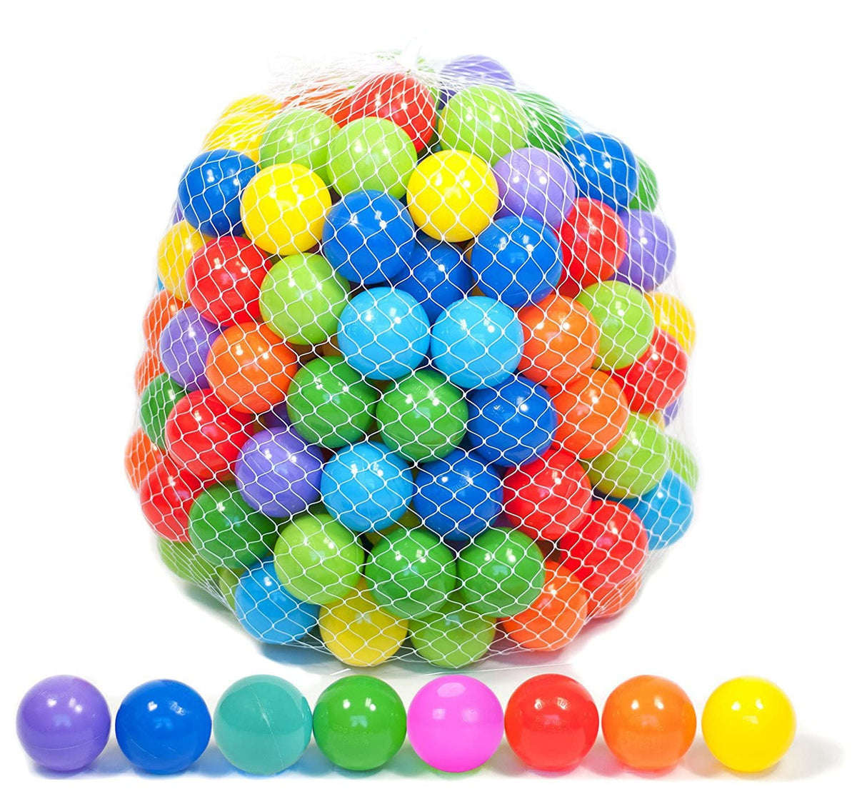 200 Count Plastic Ball Pit Balls Q6266
