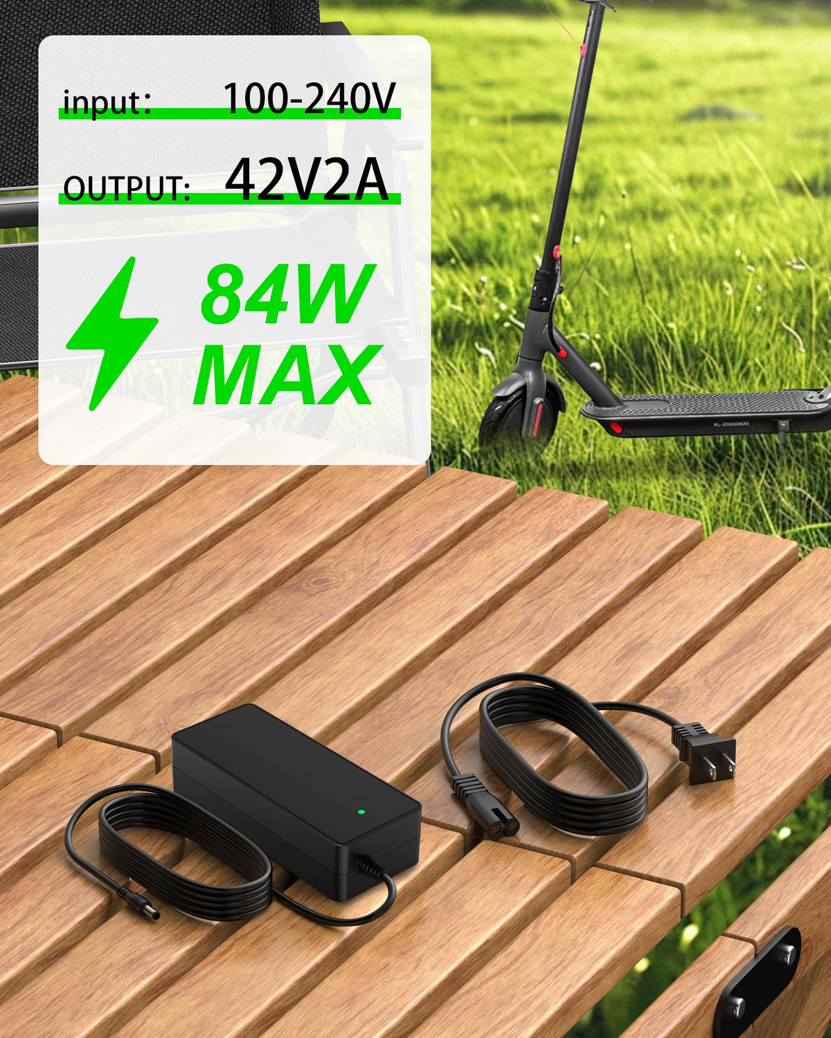 42V 2A Scooter Charger B876740