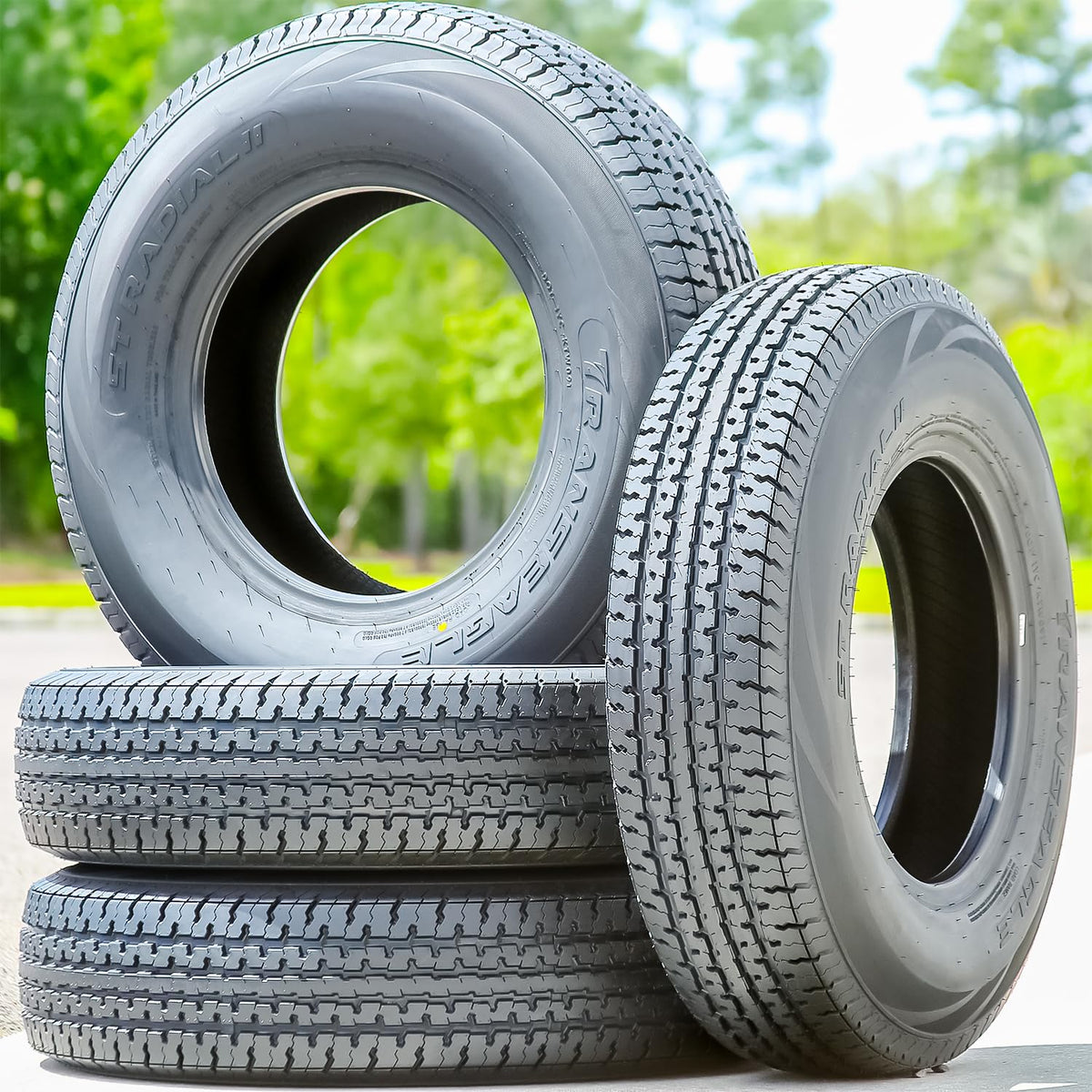 4 x ST205/75R15 All Season 10 Ply Tires B3261