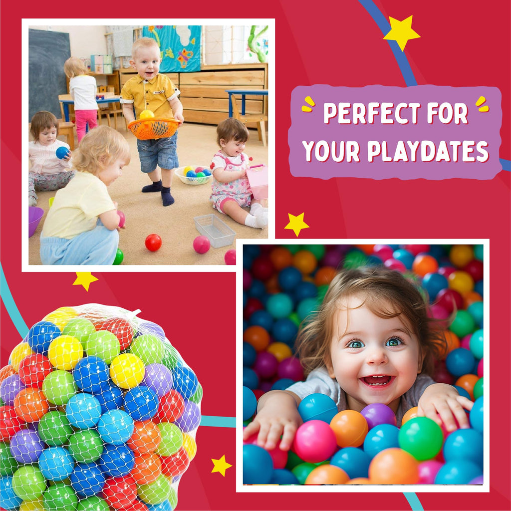 200 Count Plastic Ball Pit Balls Q6266
