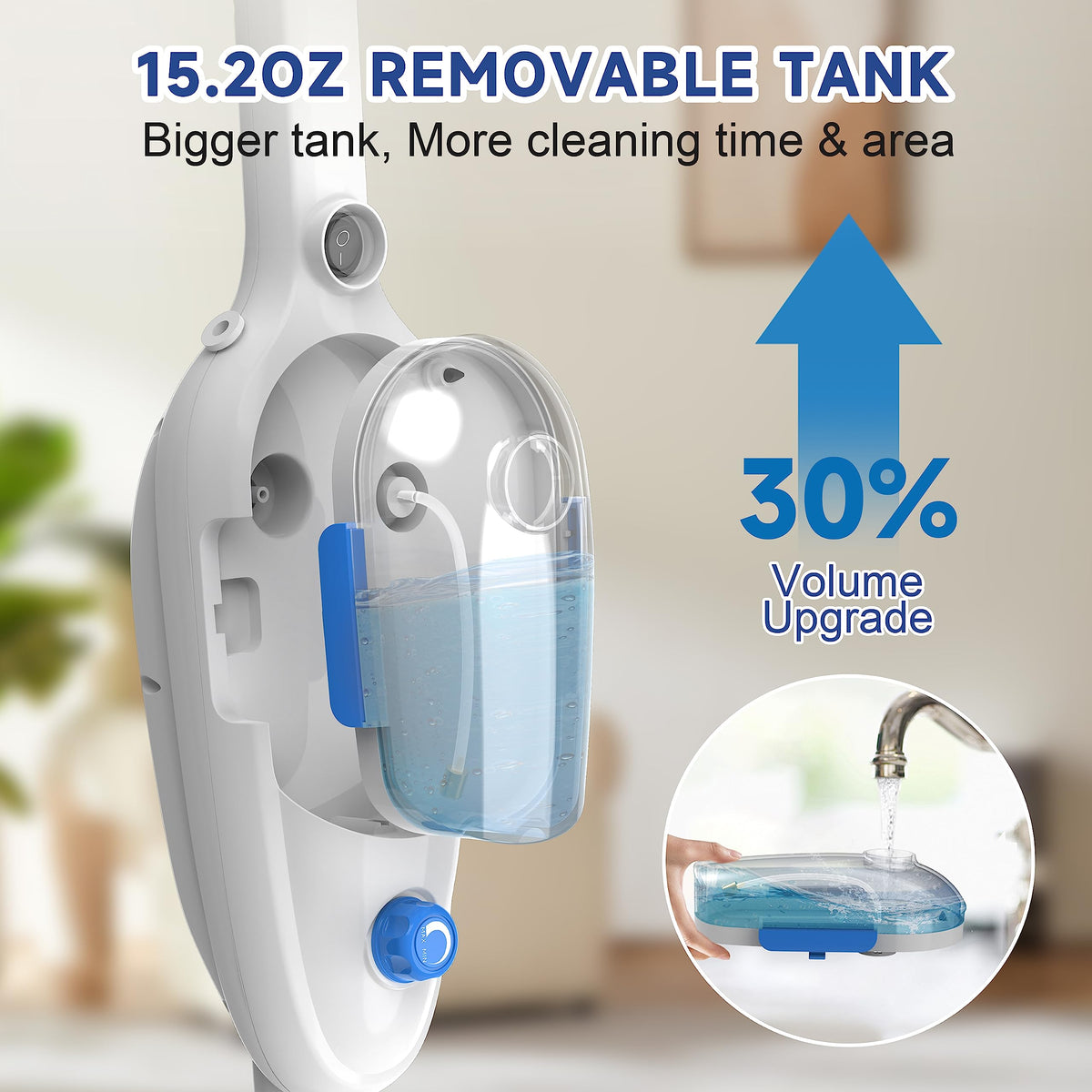 10in1 Handheld Steam Mop with 2 pad L8097