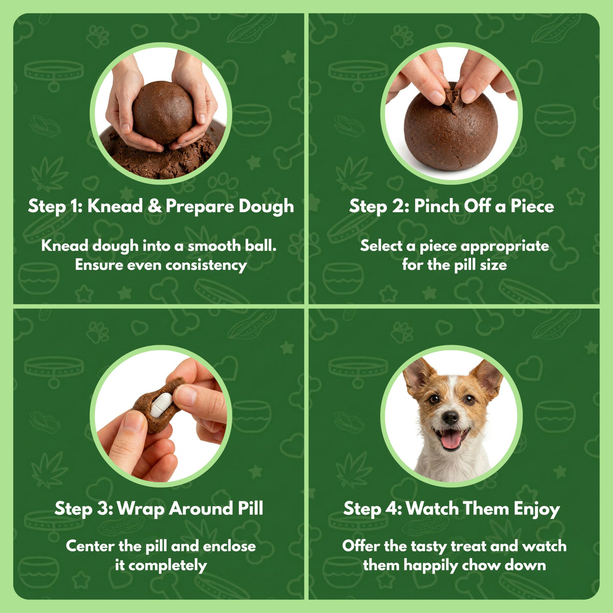 Bacon Flavor Dog Pill Wrap V2681