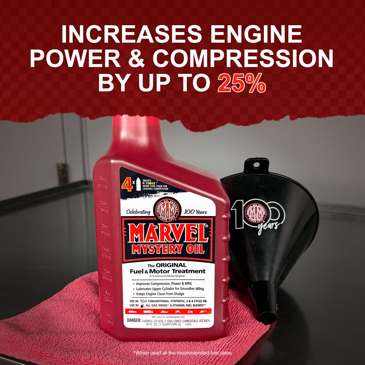 Motor Oil Treatment 16 oz Pack of 2 X8451