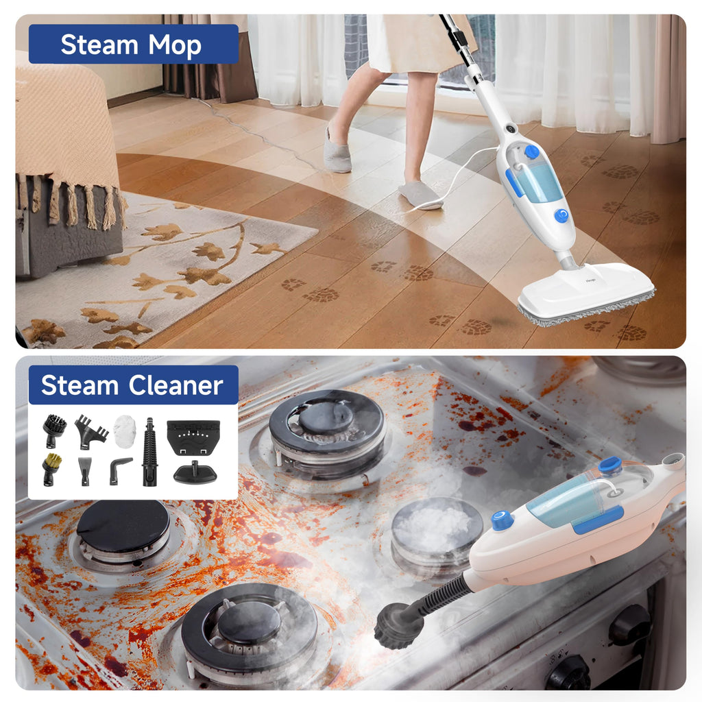 10in1 Handheld Steam Mop with 2 pad L8097
