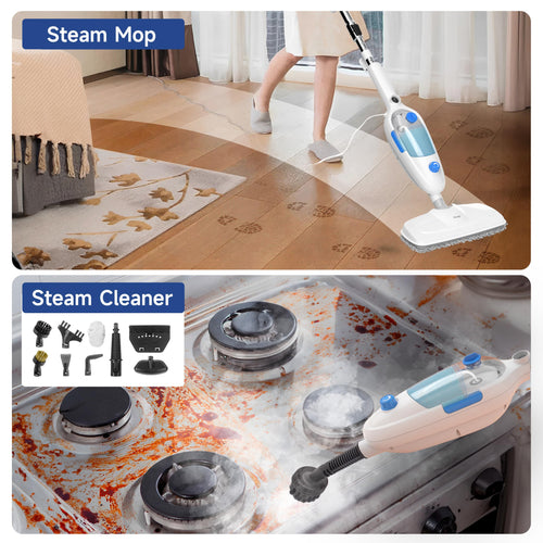 10in1 Handheld Steam Mop with 2 pad L8097