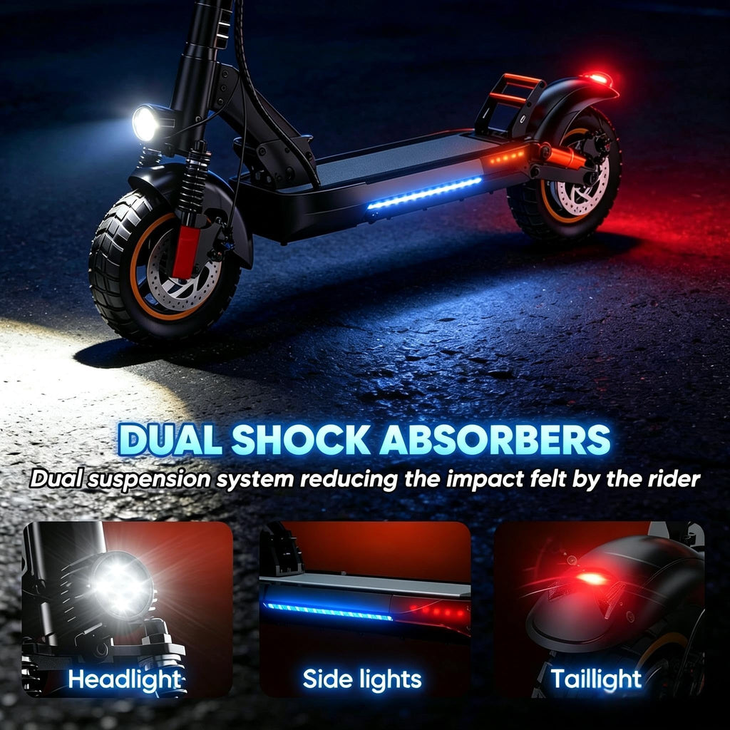 800W 45 Mile Range 25 Mph Foldable Electric Scooter with Seat F4338