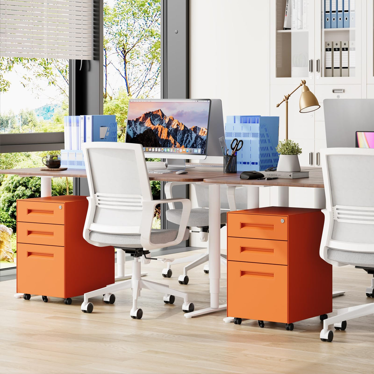 3 Drawer Metal Rolling File Cabinet A861271