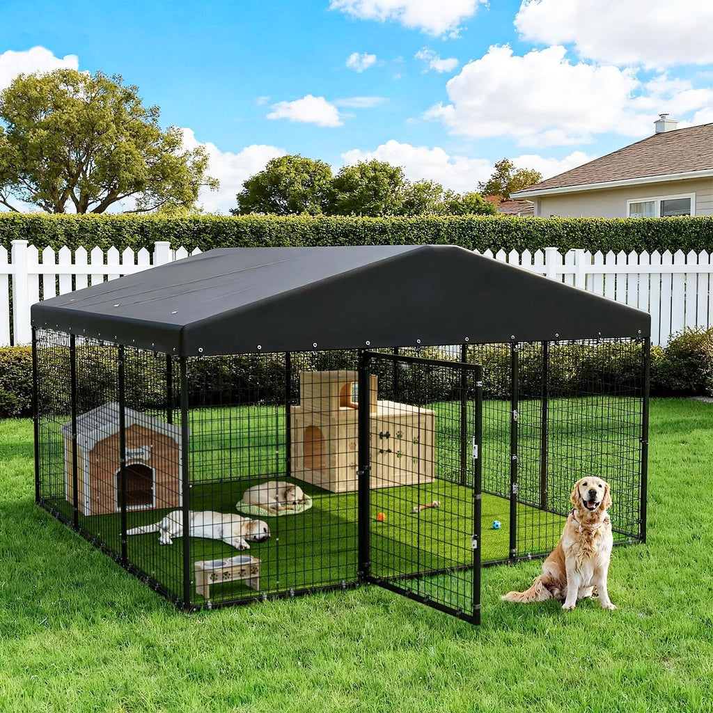 10 x 10 x 6 FT Outdoor Dog Kennel X114069