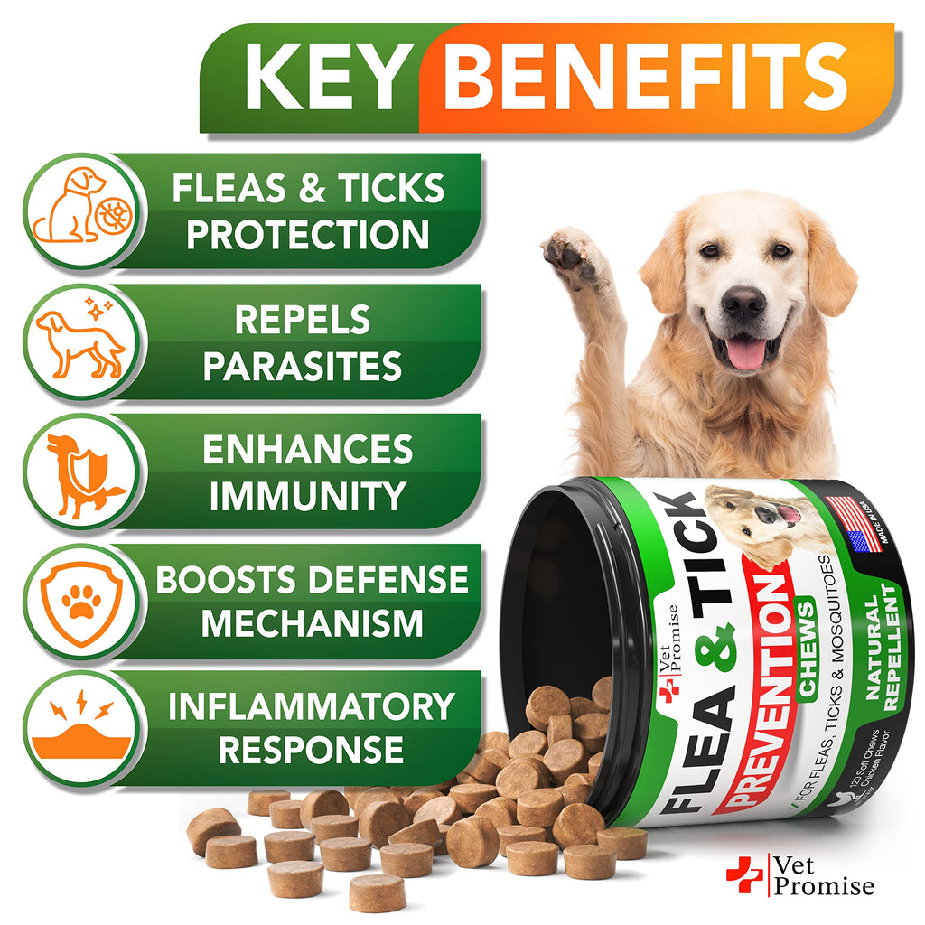 Flea and Tick Prevention for Dogs Chewables D357621